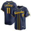 Jackson Chourio Milwaukee Brewers Alternate Limited Jersey - Navy